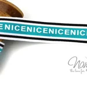 Echt 1 MTR. NICE WEBBAND - PETROL - 3cm