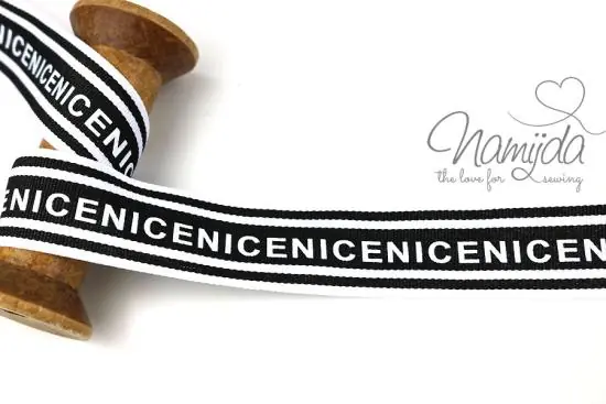 1 MTR. NICE WEBBAND – SCHWARZ – 3cm Günstig