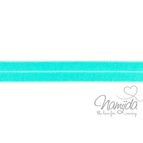 Top-Angebot 1 MTR. ♥ Elastisches Einfassband MATT – MINT – 20mm ♥