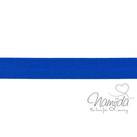 1 MTR. ♥ Elastisches Einfassband MATT – ROYAL BLAU – 20mm ♥ Geprüft