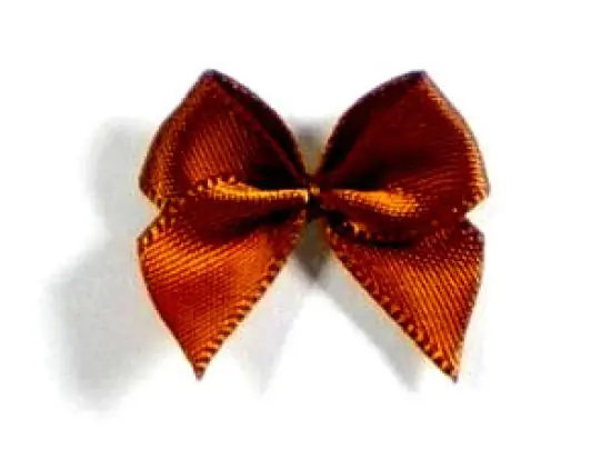 5 ♥ SATIN Schleifchen DuNKELBRAUN ♥ Top-Preis