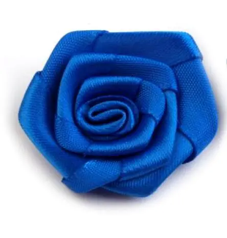Top-Qualität 1 Stck. ♥ SATIN RöSCHEN – BLau – 3cm ♥
