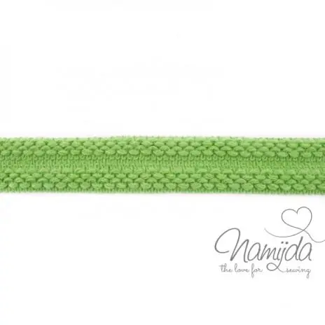 1 MTR. ♥ Einfassband Strick – LIME ♥ Schneller Versand
