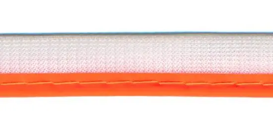 1 MTR. ♥ REFLEKTOR Paspelband Neon ORANGE ♥ Neuheit