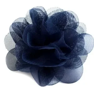 1 Stück ♥ XL SATINBLüTE DuNKELBLAU ♥ Markenware