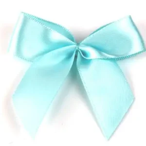 1 Stück - XL SATIN SCHLeife - MINT - 6,5cm Zertifiziert