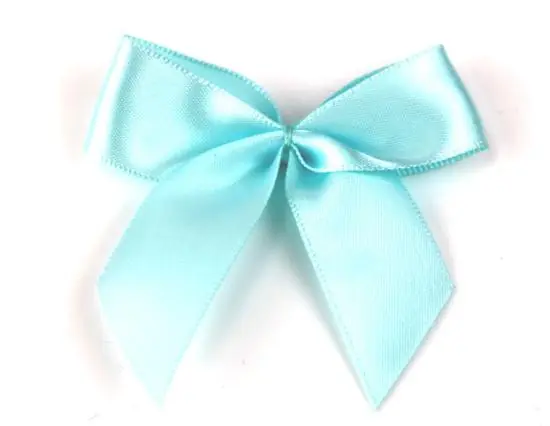 1 Stück – XL SATIN SCHLeife – MINT – 6,5cm Zertifiziert