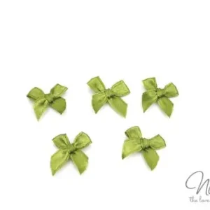 Saisonangebot 5 ♥ MiNi Schleifchen Khaki ♥