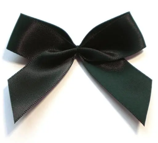 1 Stück – XL SATIN SCHLeife – SCHWARZ – 6,5cm Heute Kaufen