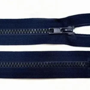1 Stück Jacken Reißverschluss NAVY - 60cm - teilbar Saisonangebot