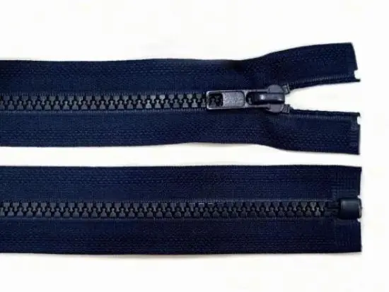 1 Stück Jacken Reißverschluss NAVY – 50cm – teilbar Top-Seller