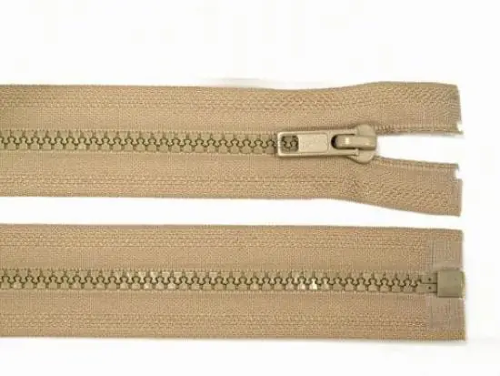 1 Stück Jacken Reißverschluss BEIGE – 60cm – teilbar Angebot
