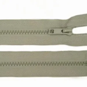 Saisonangebot 1 Stück Jacken Reißverschluss HeLLGRAU - 40cm - teilbar