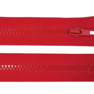 1 Stück Jacken Reißverschluss ROT - 30cm - teilbar Markenprodukt