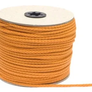 Jetzt Zugreifen 1 MTR. ♥ Hoodie Kordel ORANGE - 5mm - Baumwolle ♥