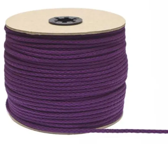 Garantierte Lieferung 1 MTR. ♥ Hoodie Kordel LiLA – 5mm – Baumwolle ♥