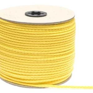 1 MTR. ♥ Hoodie Kordel GELB - 5mm - Baumwolle ♥ Nur Heute