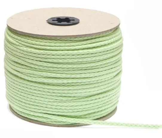 Kostenloser Rückversand 1 MTR. ♥ Hoodie Kordel MinT – 5mm – Baumwolle ♥