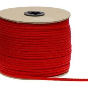 1 MTR. ♥ Hoodie Kordel RoT - 5mm - Baumwolle ♥ Bestpreis