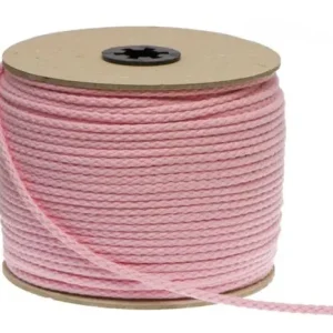 Geprüft 1 MTR. ♥ Hoodie Kordel RoSA - 5mm - Baumwolle ♥