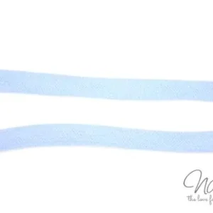 1 MTR. ♥ Kordel, Band - flach - HeLLBLau - 1,5 cm♥ Großhandel