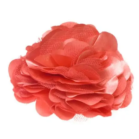 1 Stück ♥ XL SATINBLüTE APRICOT ♥ Original