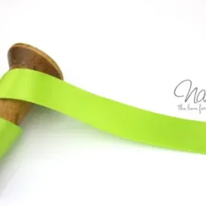 1 MTR. SATINBAND LIME - 25mm Weltweiter Versand
