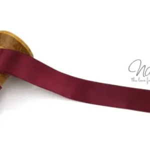 1 MTR. SATINBAND BEERE - 25mm Echt