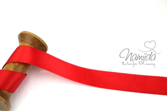 Angebot 1 MTR. SATINBAND RoT – 25mm