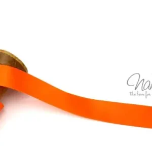 1 MTR. SATINBAND ORANGE - 25mm Angebot
