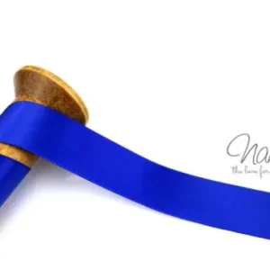 1 MTR. SATINBAND ROYAL BLau - 25mm Top-Preis