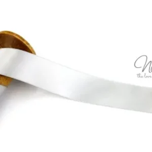 1 MTR. SATINBAND HeLLGRau - 25mm Heute Kaufen