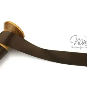 1 MTR. SATINBAND BRAUN - 25mm Mega-Angebot