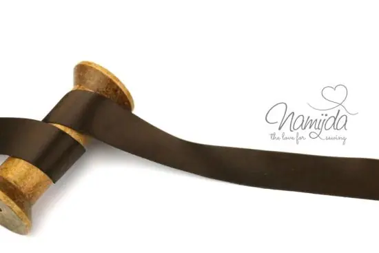 1 MTR. SATINBAND BRAUN – 25mm Mega-Angebot