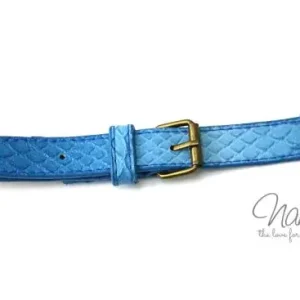 1 Stück Gürtel Verschluss - zweiteilig - JEANS BLau Mengenrabatt