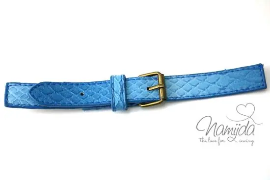 1 Stück Gürtel Verschluss – zweiteilig – JEANS BLau Mengenrabatt