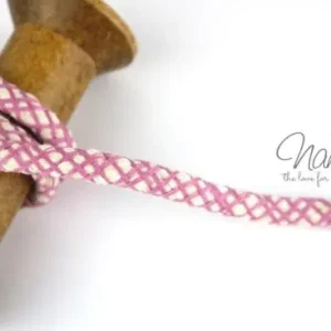 Saisonangebot 1 MTR. NETZ Hoodie Kordel - ALTROSA - 8mm