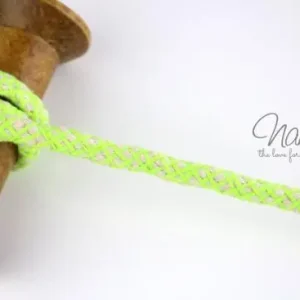 Sale 1 MTR. NETZ Hoodie Kordel - LiME - 8mm