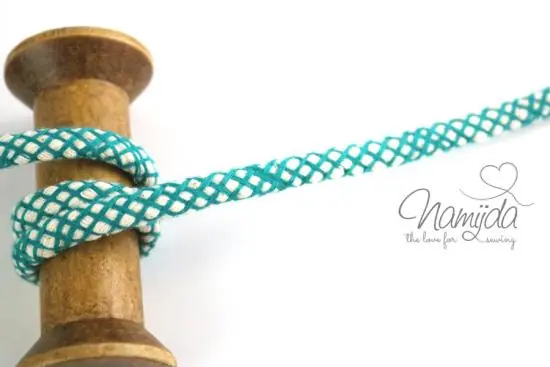 1 MTR. NETZ Hoodie Kordel – PETROL – 8mm Beliebt