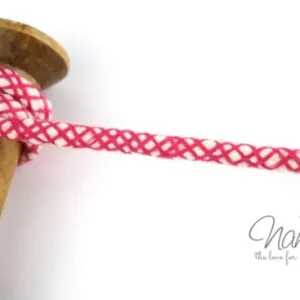 Direktkauf 1 MTR. NETZ Hoodie Kordel - PiNK - 8mm