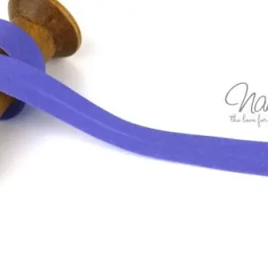 1 MTR. ♥ BAUMWOLL SCHRÄGBAND FLieDER - 20mm♥ Preis Gesenkt