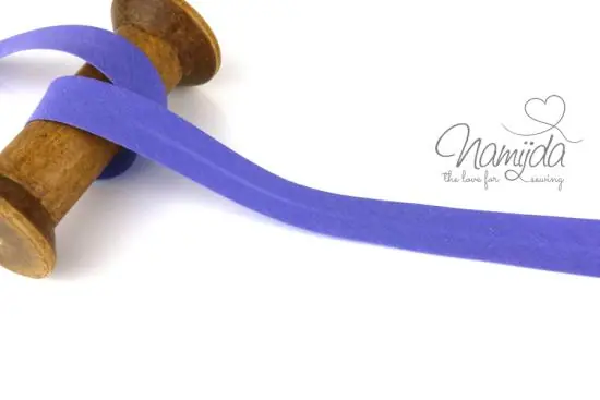 1 MTR. ♥ BAUMWOLL SCHRÄGBAND FLieDER – 20mm♥ Preis Gesenkt