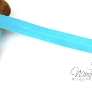 1 MTR. ♥ BAUMWOLL SCHRÄGBAND HeLLTürKIS - 20mm♥ Angebot