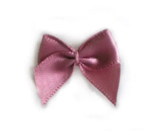 5 ♥ SATIN Schleifchen ANTIK RoSA ♥ Markenprodukt