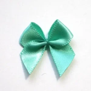 5 ♥ SATIN Schleifchen TROPICAL MINT ♥ Neu Im Sortiment
