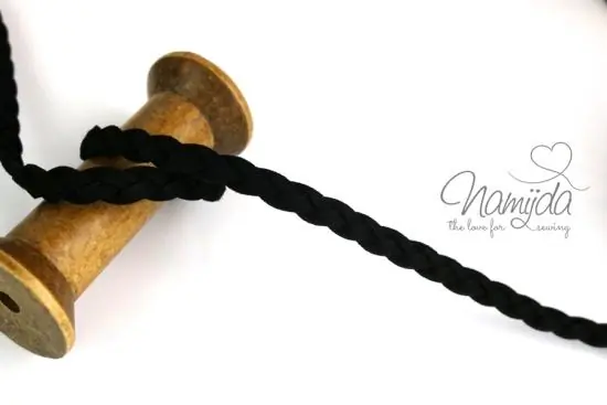 1Mtr. ♥ Geflochtenes XL Kunstlederband SCHwARZ – 1cm ♥ Expressversand