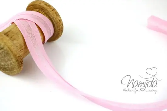 Direkt Vom Hersteller 1 MTR. ♥ BAUMWOLL SCHRÄGBAND HELL RoSE – 20mm ♥