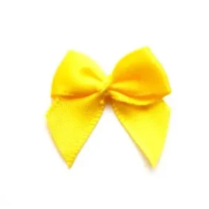 Neuheit 5 ♥ SATIN Schleifchen GELB ♥