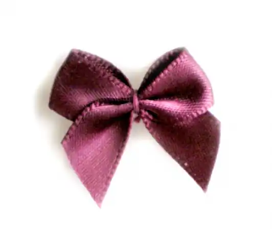 5 ♥ SATIN Schleifchen BEERE ♥ Knallerangebot