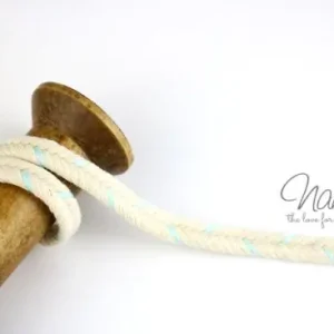 Direkt Vom Hersteller 1 MTR. ♥ Zopfmuster Hoodie Kordel MiNT - 11mm ♥